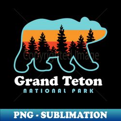 Grand Teton National Park Bear Mountains - Artistic Sublimation Digital File - Capture Imagination with Every Detail