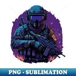 Soldier - PNG Sublimation Digital Download - Perfect for Sublimation Mastery