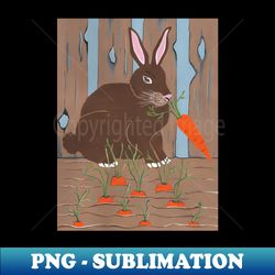 CARROT TOP RABBIT - Elegant Sublimation PNG Download - Boost Your Success with this Inspirational PNG Download