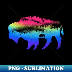 Bison nature - Exclusive Sublimation Digital File - Create with Confidence