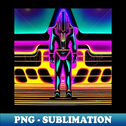 Surreal Sci-Fi Cyborg Alien Worlds 93 - Instant Sublimation Digital Download - Revolutionize Your Designs