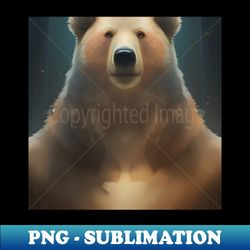 bear illustration - vintage sublimation png download - revolutionize your designs
