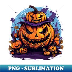 Halloween Pumpkins - PNG Sublimation Digital Download - Perfect for Personalization