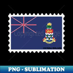 Cayman Islands Stamp Flag - Postage Stamps - Sublimation-Ready PNG File - Perfect for Personalization