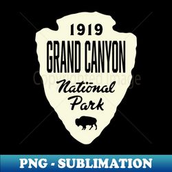 Grand Canyon National Park Buffalo Arrowhead - Tan - Professional Sublimation Digital Download - Perfect for Creative Projects