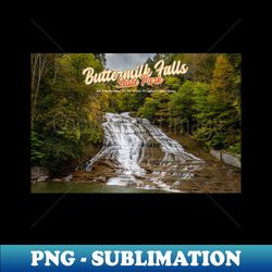 Buttermilk Falls Ithaca New York - Instant PNG Sublimation Download - Perfect for Sublimation Mastery