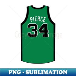Paul Pierce Boston Jersey Qiangy - High-Quality PNG Sublimation Download - Stunning Sublimation Graphics