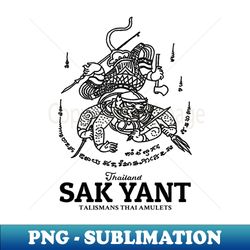 Muay Thai Sak Yant - Decorative Sublimation PNG File - Transform Your Sublimation Creations