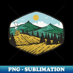Mountain Camping - Premium PNG Sublimation File - Bold & Eye-catching