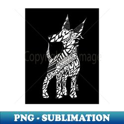 mexican xoloitzcuintli dog with totonac patterns ecopop - Artistic Sublimation Digital File - Revolutionize Your Designs