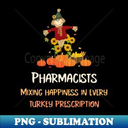 Pharmacists Mixing happiness in every turkey prescription - Instant Sublimation Digital Download - Spice Up Your Sublimation Projects