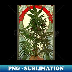 cannabis christmas vibes 45 - instant sublimation digital download - defying the norms