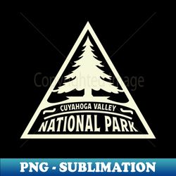 Cuyahoga Valley National Park Tree Triangle - Tan - Aesthetic Sublimation Digital File - Create with Confidence