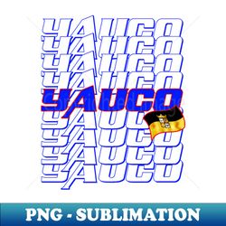 Yauco Cascade text - Modern Sublimation PNG File - Revolutionize Your Designs