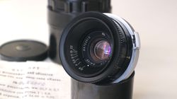 Jupiter-12 35mm f/2.8 Lens in Kiev-Contax mount camera Kiev Soviet Rangefinder