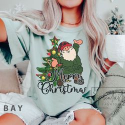 Christmas shirt, Merry Christmas shirt for women, Merry Christmas shirt, Christmas Santa Claus shirt, Christmas 2023, iP