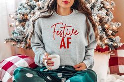 Christmas Sweatshirt for Women, Funny Christmas Shirts, Merry Christmas Crewneck, Cute Winter Sweater