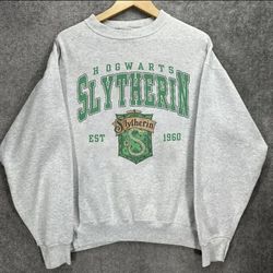 Slytherin House Wizard School Potter Family Sweatshirt, Slytherin House Wizard