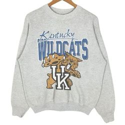 Vintage 90s NCAA University of Kentucky Wildcats Logo Sweatshirt Retro 90s Shirt