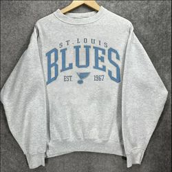 Vintage St. Louis Blues Sweatshirt, Vintage NHL St. Louis Hockey Unisex Shirt