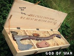 The Leviathan axe || God Of War || Kratos Axe || Personalized Gift Box || Viking Hatchet Axe || Best Gift For Mother's D