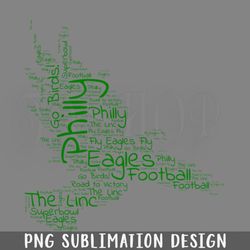 hilly birds green word art football PNG Download