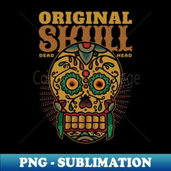 Original Skull Dead Head - Stylish Sublimation Digital Download - Transform Your Sublimation Creations