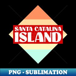 Santa Catalina Island - High-Resolution PNG Sublimation File - Capture Imagination with Every Detail