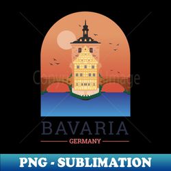 Bavaria - Retro PNG Sublimation Digital Download - Create with Confidence