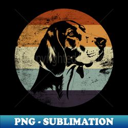 Retro Style Vintage Design American Foxhound Dog - Premium Sublimation Digital Download - Bring Your Designs to Life