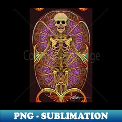 Psychedelic Exquisite Dead 27 - Decorative Sublimation PNG File - Perfect for Personalization