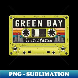 Vintage Green Bay City - Exclusive Sublimation Digital File - Perfect for Creative Projects