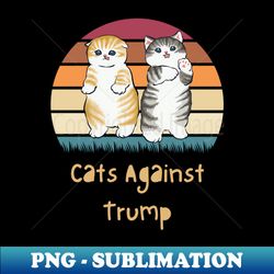 Funny Cats Anti-Trump - Cats Against Trump - Aesthetic Sublimation Digital File - Transform Your Sublimation Creations