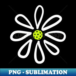 Pickleball shirts Flower Daisy pickleball center - Unique Sublimation PNG Download - Instantly Transform Your Sublimation Projects