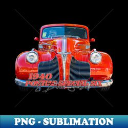1940 Pontiac Special Six 2 Door Sedan - Instant Sublimation Digital Download - Add a Festive Touch to Every Day