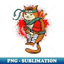 Shinobi Cat - Sublimation-Ready PNG File - Defying the Norms