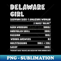 Delaware Girl Funny City Home Roots Love City USA Gift - Digital Sublimation Download File - Unleash Your Inner Rebellion