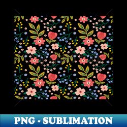 Cute Flowers Pattern Happy Mothers Day Gifts - Aesthetic Sublimation Digital File - Unleash Your Inner Rebellion