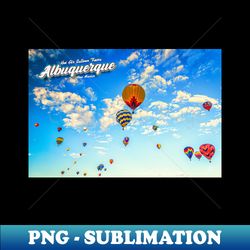 Albuquerque Hot Air Balloon Fiesta - Artistic Sublimation Digital File - Unlock Vibrant Sublimation Designs
