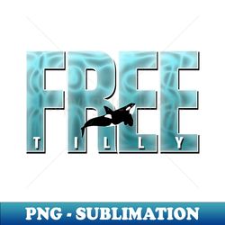 Free Tilly Wild Killer Whale Orca Conservation - Decorative Sublimation PNG File - Perfect for Sublimation Mastery