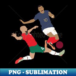 Sofyan Amrabat Tackle of the World Cup Morocco vs France - Stylish Sublimation Digital Download - Unleash Your Creativity