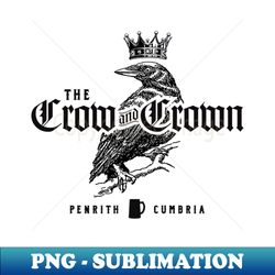 The Crow and Crown - Artistic Sublimation Digital File - Perfect for Creative Projects