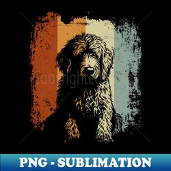 Retro Style Vintage Design Goldendoodle Dog - Special Edition Sublimation PNG File - Boost Your Success with this Inspirational PNG Download