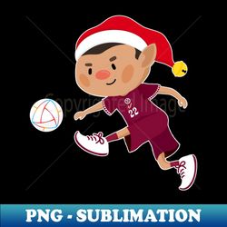 qatar football christmas elf football world cup soccer t-shirt - trendy sublimation digital download - capture imagination with every detail