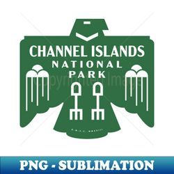 Native American Bird - Channel Islands National Park Green - PNG Sublimation Digital Download - Fashionable and Fearless