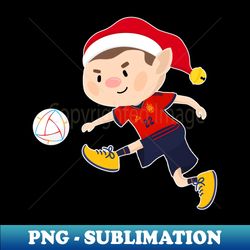 spain football christmas elf football world cup soccer t-shirt - instant sublimation digital download - transform your sublimation creations