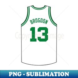 Malcolm Brogdon Boston Jersey Qiangy - Elegant Sublimation PNG Download - Create with Confidence
