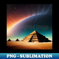 Cosmic Pyramid Surreal Landscapes Dreamcore 45 - Trendy Sublimation Digital Download - Add a Festive Touch to Every Day