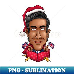 rishi sunak christmas gift box - signature sublimation png file - bring your designs to life