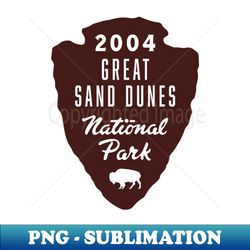 Great Sand Dunes National Park Buffalo Arrowhead - Brown - Exclusive Sublimation Digital File - Perfect for Sublimation Mastery